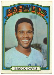 1972 Topps Baseball Cards      161     Brock Davis